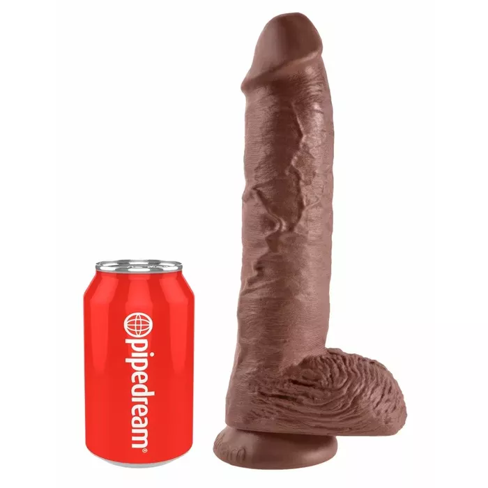 Dildo King Cock 10 inch Balls — 25.4 cm, Ø 5.1 cm Photo 2