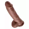 Dildo King Cock 10 inch Balls — 25.4 cm, Ø 5.1 cm Photo 4