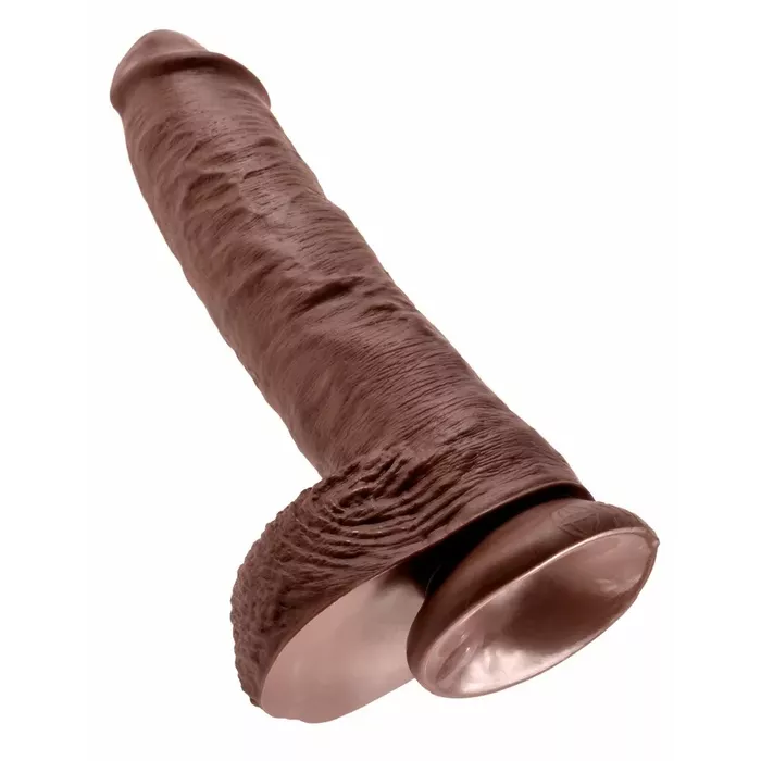 Dildo King Cock 10 inch Balls — 25.4 cm, Ø 5.1 cm Photo 5