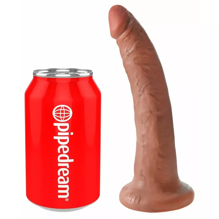 Фаллоимитатор King Cock 7" Tan — PVC 20,5 см Photo 2