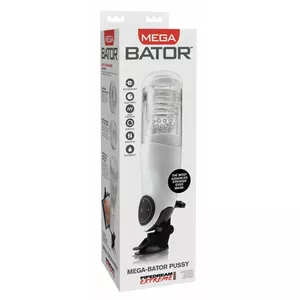 Masturbator Pipedream Mega-Bator Pussy White/Cle