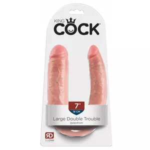 Dildo King Cock PVC Melns