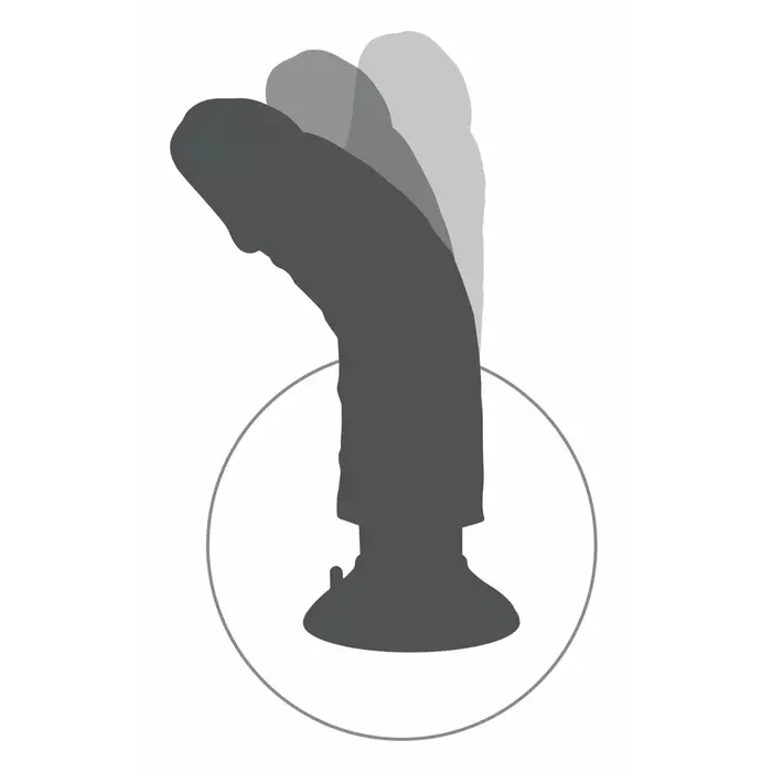 Vibrators King Cock KC 9" — reālistisks silikona dildо Photo 6