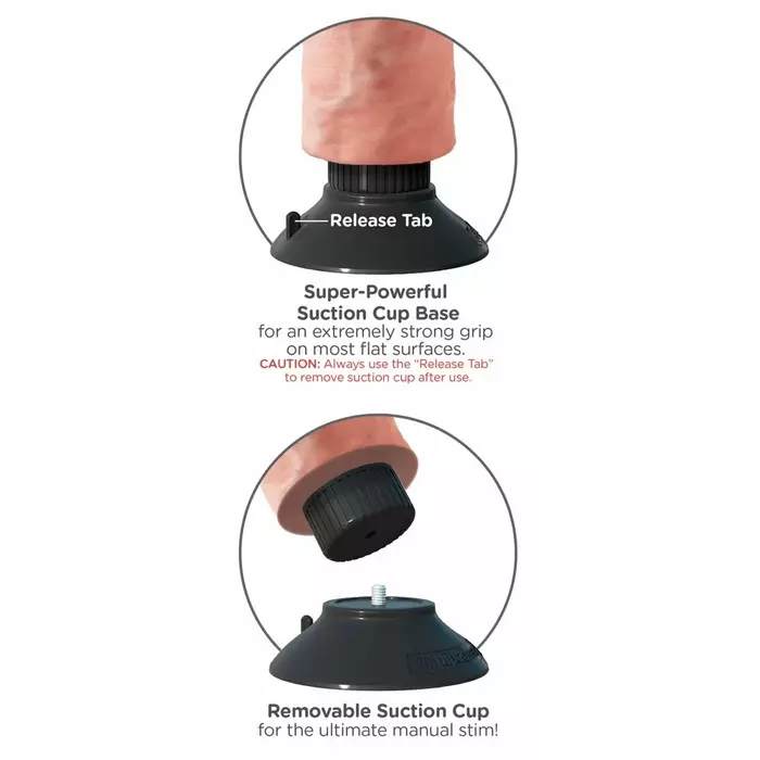 Vibrators king cock KC 8" — reālistisks 25 cm vibrators Photo 6