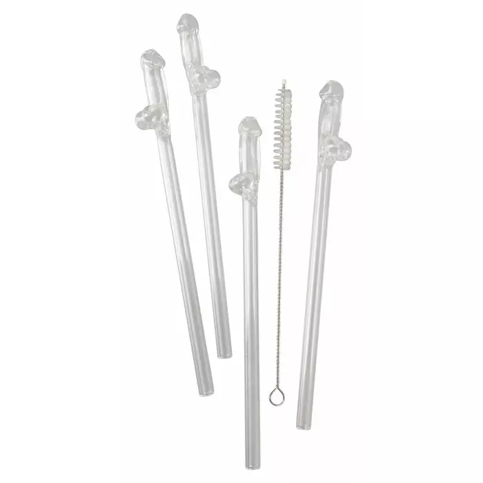 Stikla salmiņu komplekts Willy x4 — 21,5 cm Photo 2
