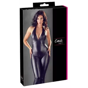 Женский комбинезон-слим Cottelli Collection matte XL — размер XL, 90% полиэстер 10% спандекс, двухсторонняя молния в шагу