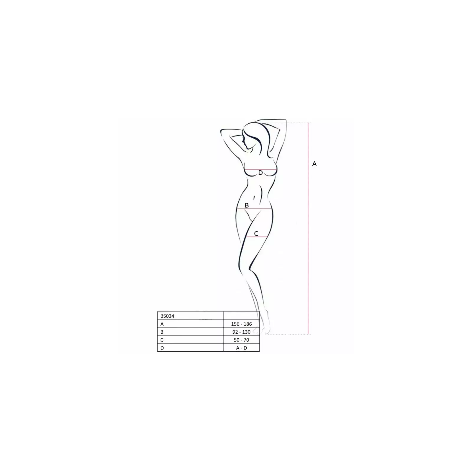 Bodystocking Passion One Size D-216409 Photo 3