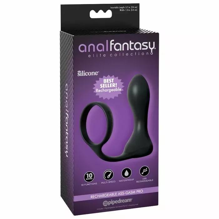 Anal Fantasy Series Ass-Gasm Pro uzlādējamā anālā rotaļlieta Photo 3