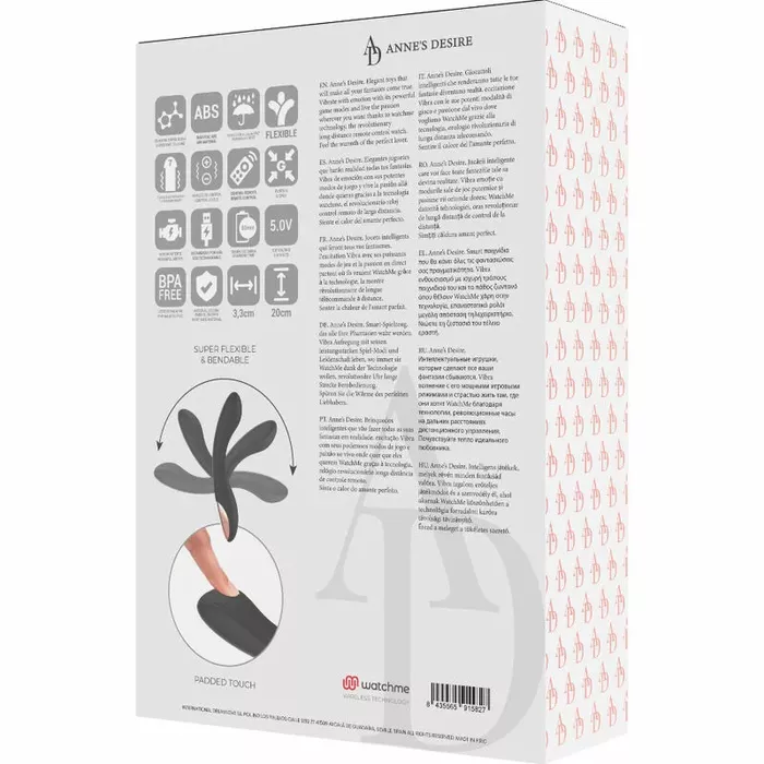 Vibratoru anne's desire Curve WatchMe — 100% silikons Photo 12