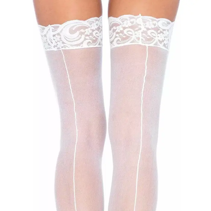 Leg Avenue чулки белые — one size Photo 2