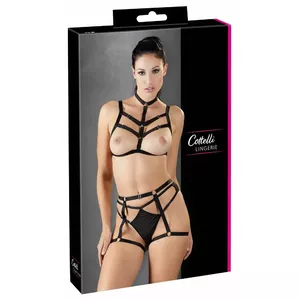 Bondage komplekts Cottelli Collection S-L Melns 24804761101