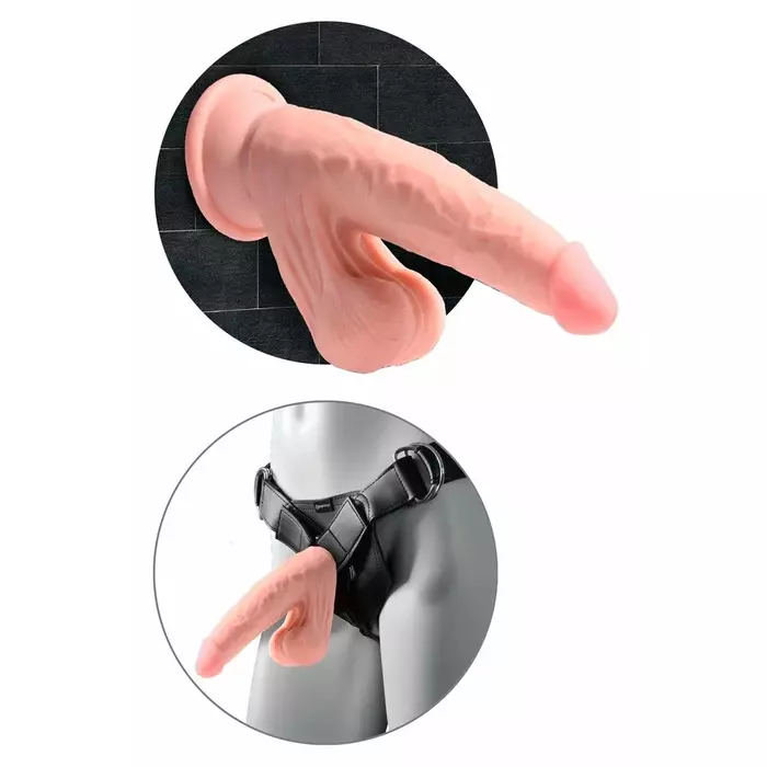 Dildonis King Cock KCP 7 TDC — reālistisks 21.5×4.4 cm Photo 5