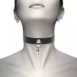 COQUETTE CHIC DESIRE HAND CRAFTED CHOKER JINGLE BELL