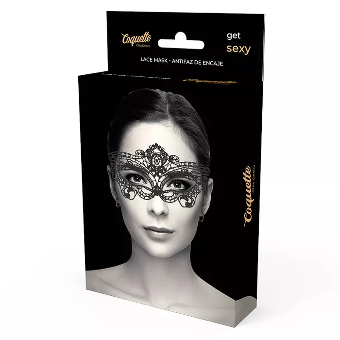 Маска coquette+ COQUETTE CHIC DESIRE - LACE MASK BLACK Photo 3