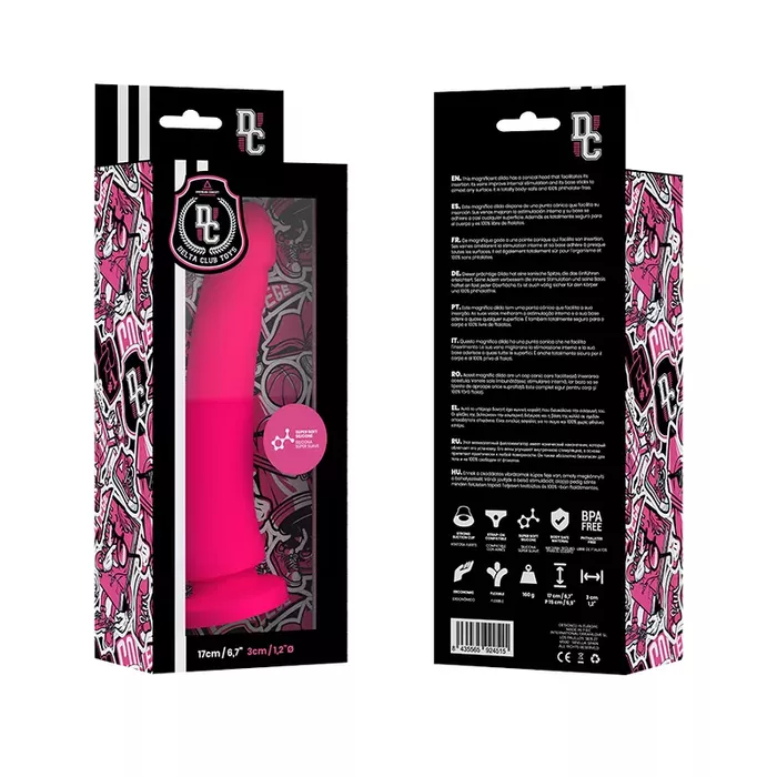 Dildo DELTACLUB 17 cm, silicone, 3 cm diameter Photo 2