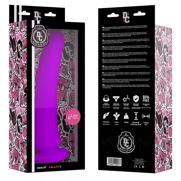 Фаллоимитатор DELTACLUB Lilac 23 см × 4,5 см Photo 2