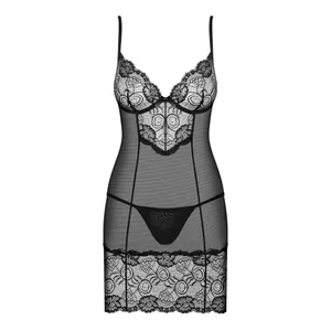 Obsessive Alluria Chemise Black Polyamide