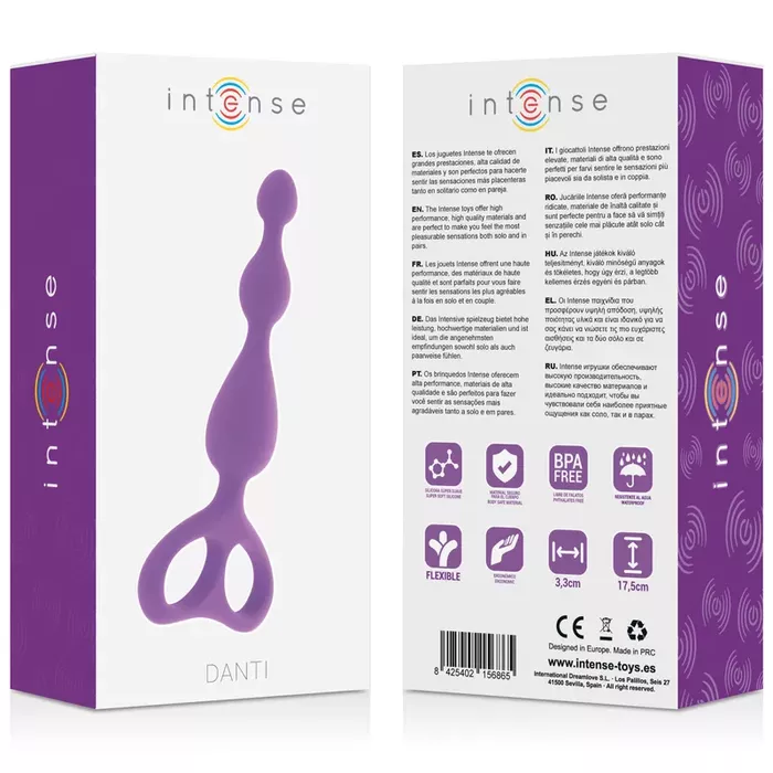 Anal plug INTENSE DANTI — silicone 17.5 cm Photo 6