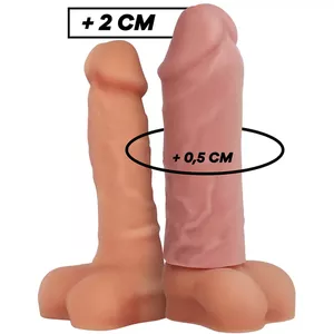 VIRILXL PENIS EXTENDER EXTRA COMFORT SLEEVE V3 FLESH