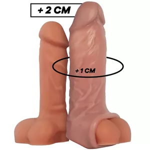 VIRILXL PENIS EXTENDER EXTRA COMFORT SLEEVE V7 FLESH