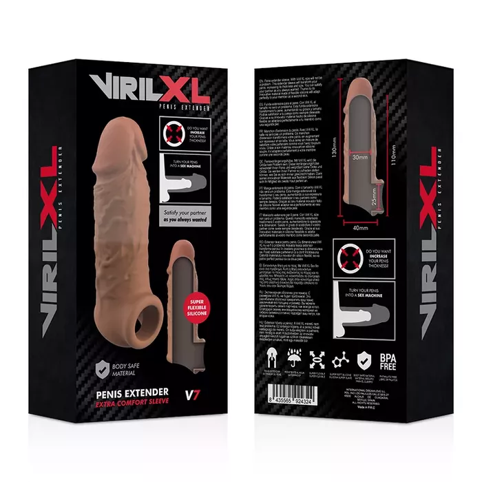 Удлинитель пениса VIRILXL V7 — жидкий силикон Photo 5