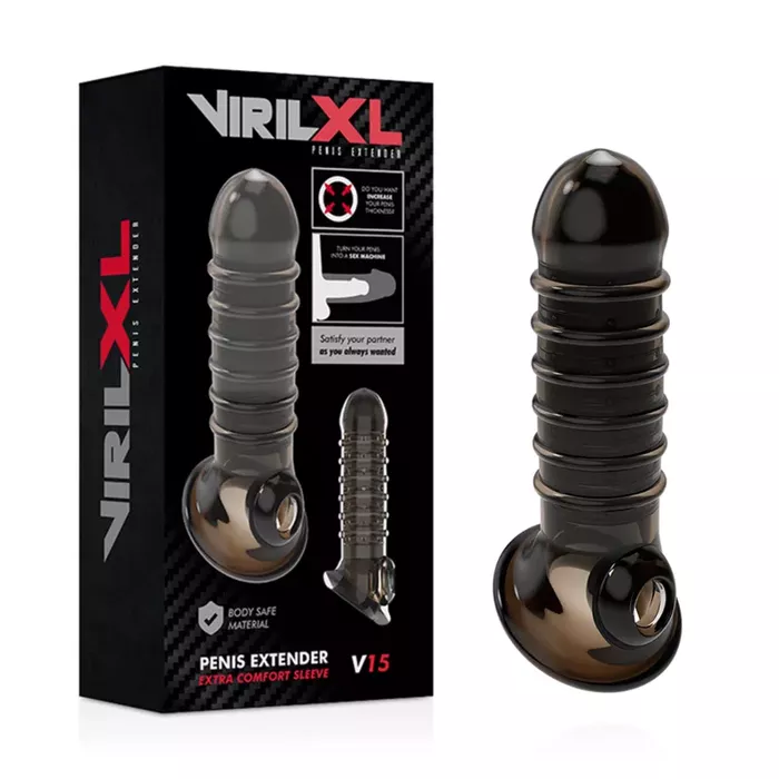 Penis extension sleeve VIRILXL V15 Black Photo 4