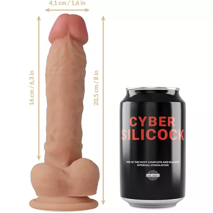 Фаллоимитатор Cyber Silicock — 20.5 см, диаметр 4.1 см Photo 5