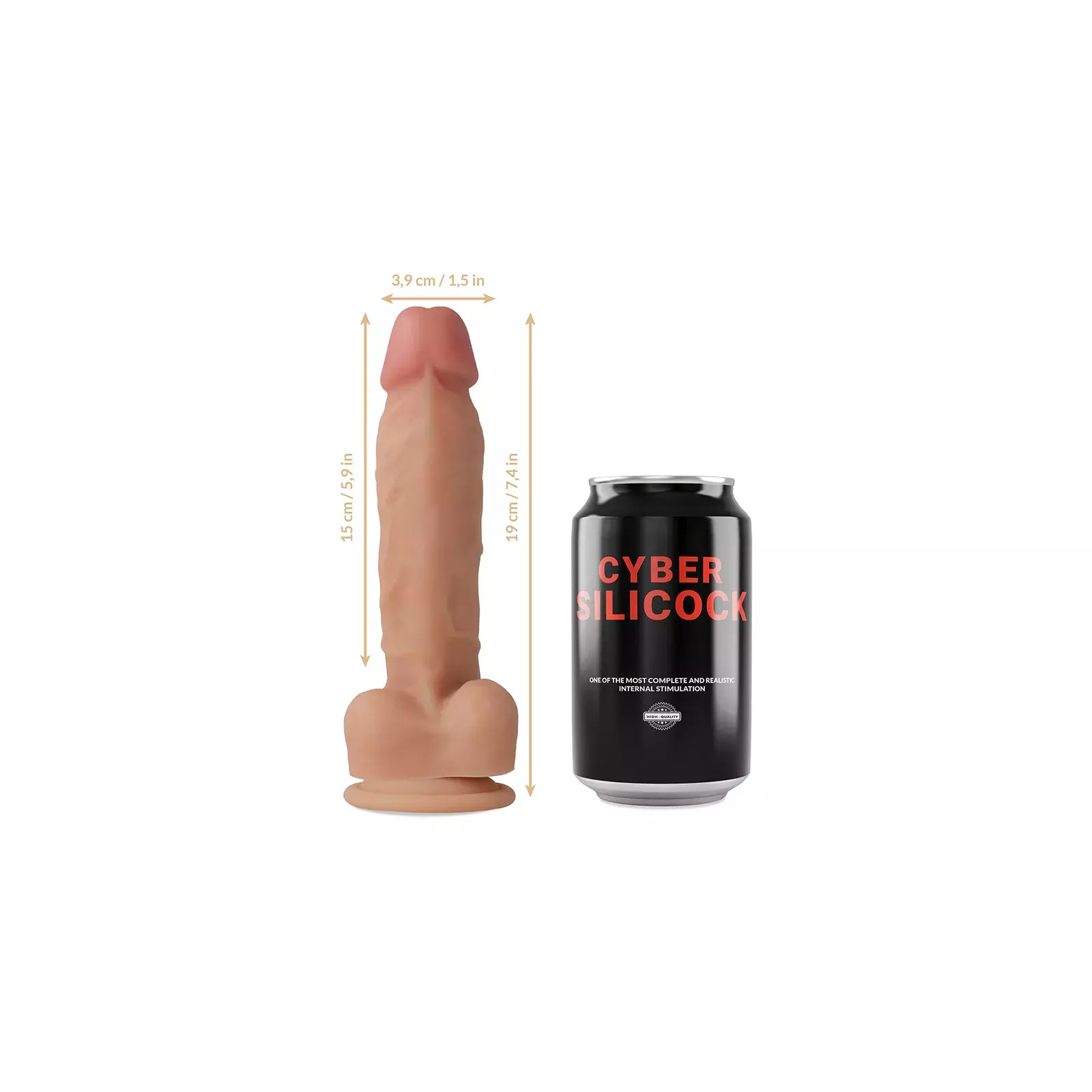 Dildo Cyber Silicock Modelis D-227295 Photo 5
