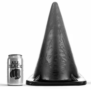Анальная пробка D-222838 All Black Силикон Треугольная 30 см