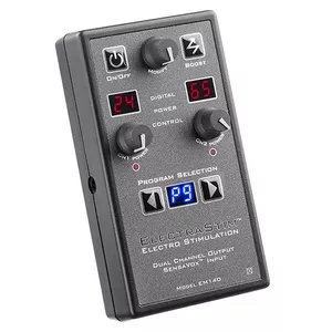 E‑stim stimulators ElectraStim SensaVox Powerbox — pelēks, viens vienums, 1 gada garantija