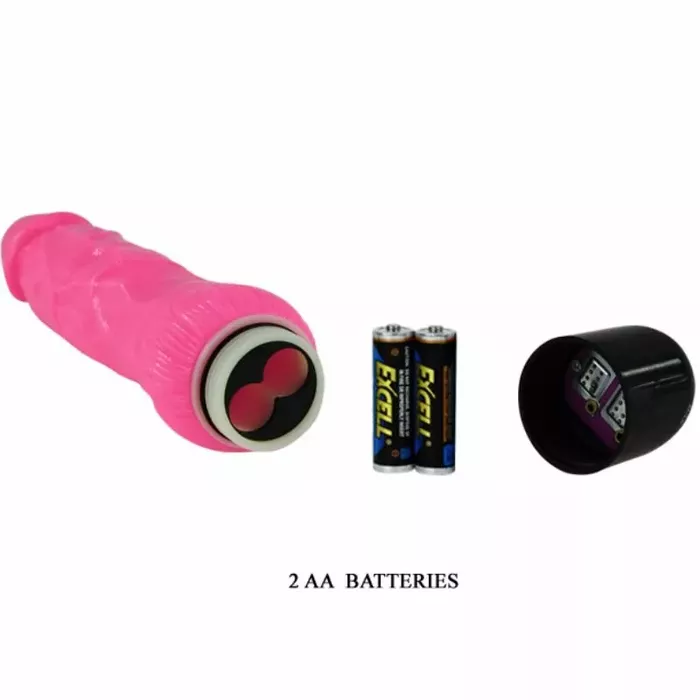 Vibrator BAILE COLORFUL SEX Realistic 24 cm Photo 3