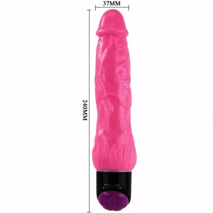 Vibrators BAILE Colorful Sex Lilac 24 cm Photo 4