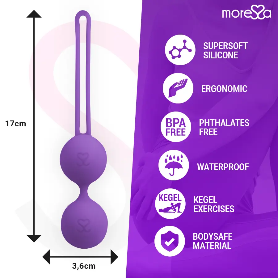 Силиконовые шары MORESSA Osian Three Premium Lilac Photo 8