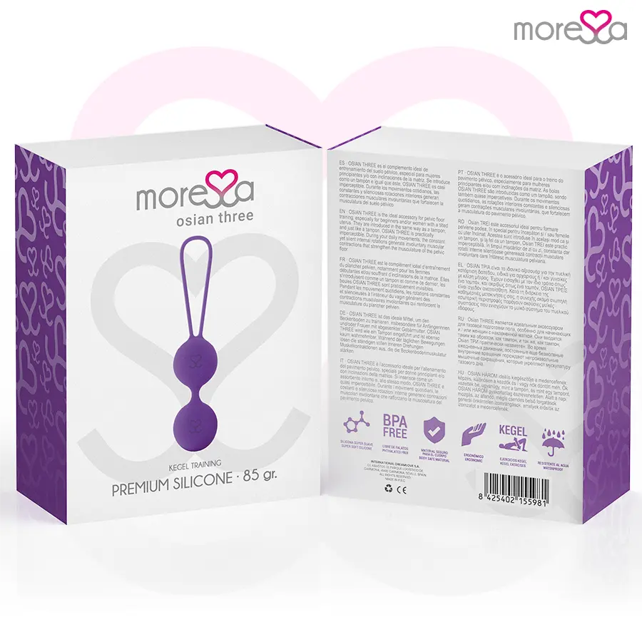 Силиконовые шары MORESSA Osian Three Premium Lilac Photo 11