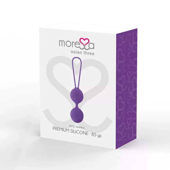 Silikona bumbiņas MORESSA Osian Three Premium Lilac Photo 3