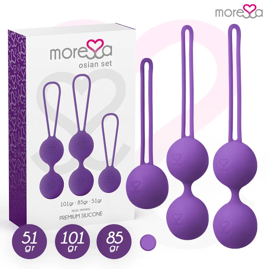 Вагинальные шарики MORESSA OSIAN Set Premium Lilac Photo 5