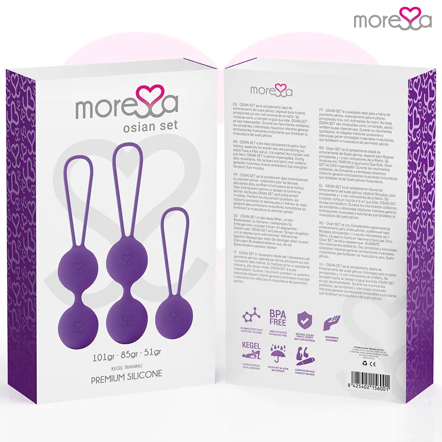 Вагинальные шарики MORESSA OSIAN Set Premium Lilac Photo 11