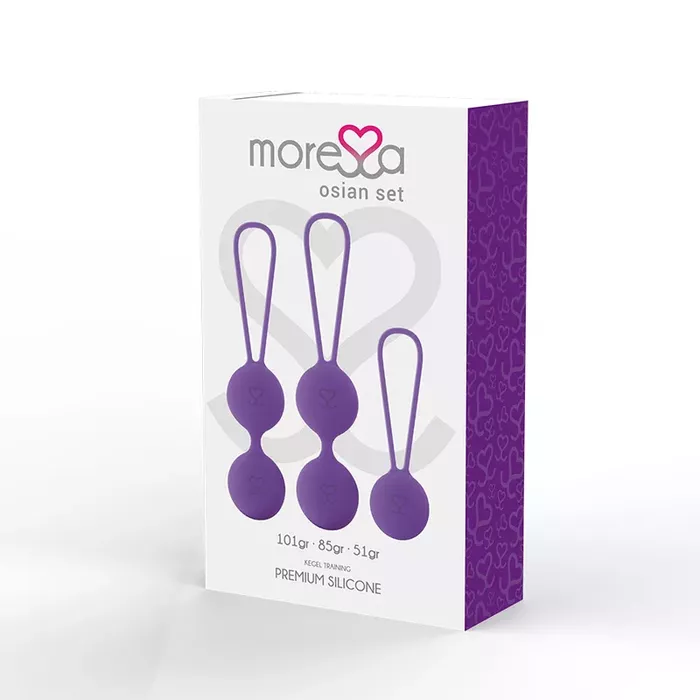Вагинальные шарики MORESSA OSIAN Set Premium Lilac Photo 3