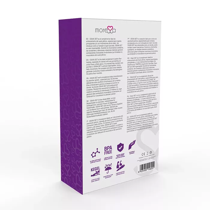Вагинальные шарики MORESSA OSIAN Set Premium Lilac Photo 4