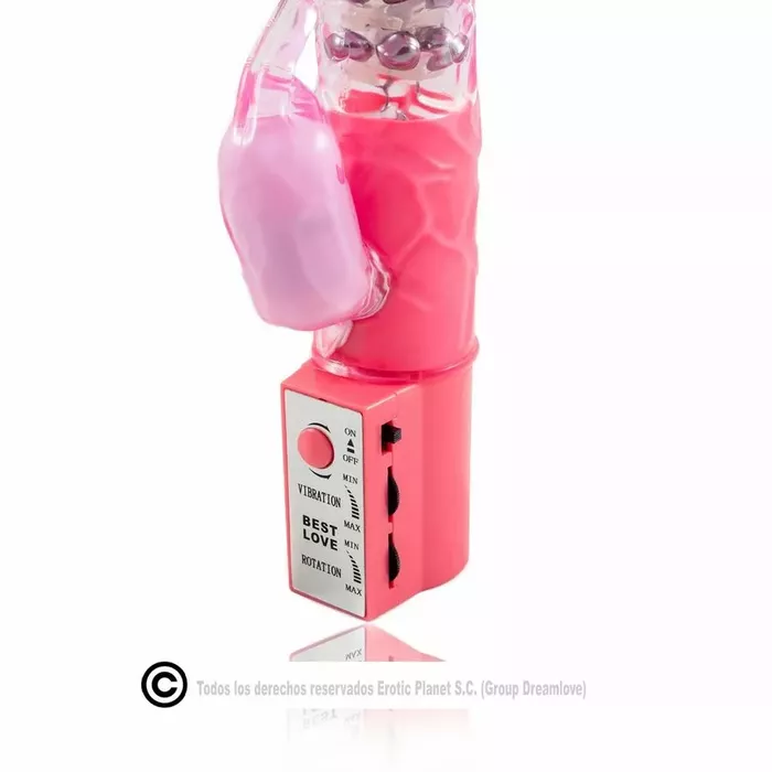 Вибратор BAILE Pink Rabbit Rotator Superstimulator Photo 4
