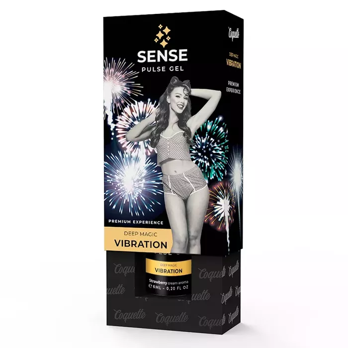 Stimulējošs impulsu gēls coquette+ Pulse Gel Strawberry Magic Vibration Photo 2