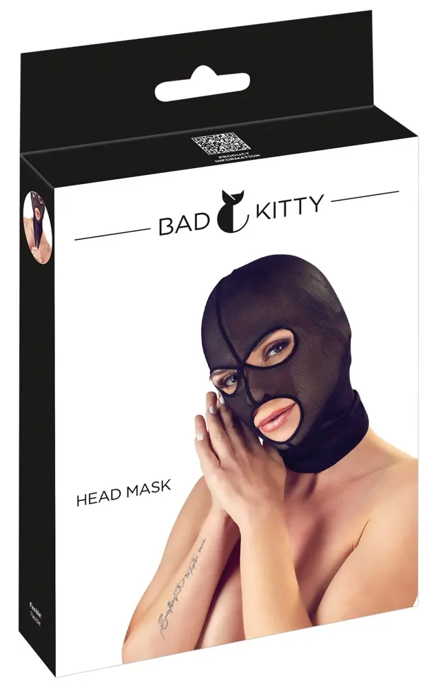 bad kitty Head Mask — puscaurspīdīga powernet maska Photo 7