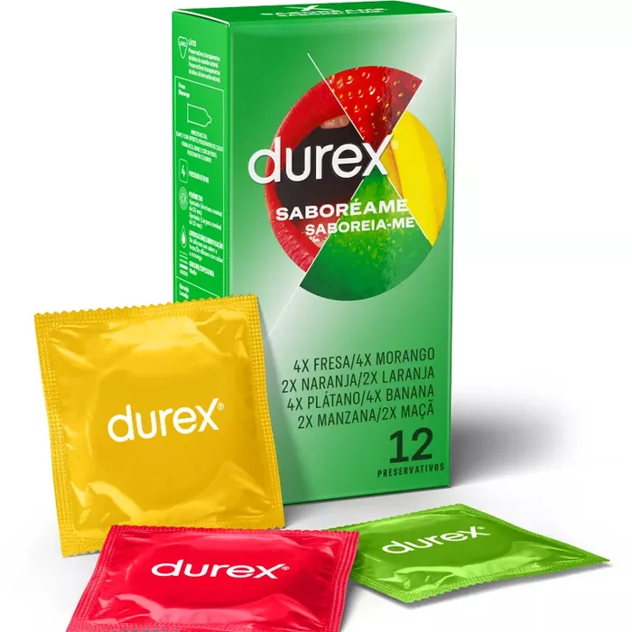 Durex Saboreame aromatizēti prezervatīvi — 12 gab. Photo 4