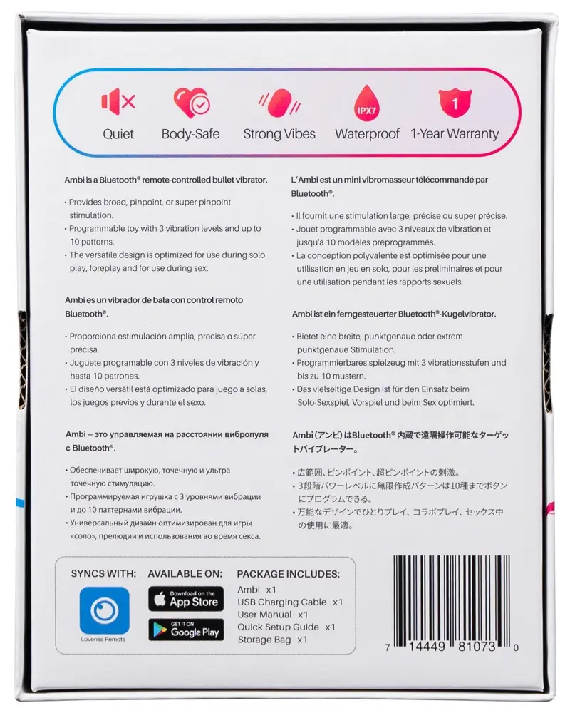 LOVENSE Ambi App-Controlled Vibrator Photo 16
