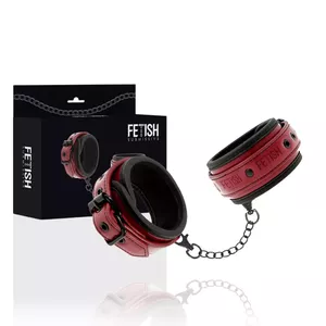 FETISH SUBMISSIVE DARK ROOM HANDCUFFS VEGAN LEATHER