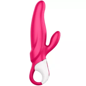 Vibrators SATISFYER VIBE MR RABBIT — kopējais garums 22.1 cm, rozā