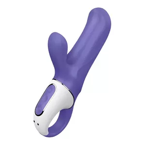 Vibrators SATISFYER Vibe Magic Bunny — silikons, garums 177,8 mm, platums 82,2 mm, uzlādējams