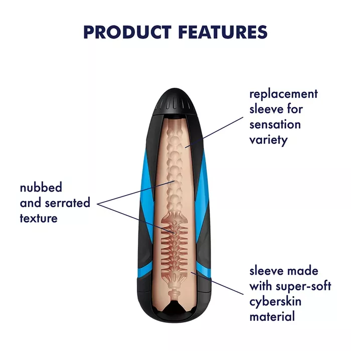 Masturbator SATISFYER Men Sleeve Tornado Bliss Photo 3