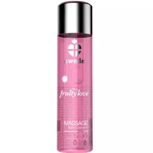 SWEDE FRUITY LOVE WARMING EFFECT MASSAGE OIL SPARKLING STRAWBERRY WINE 120 ML.