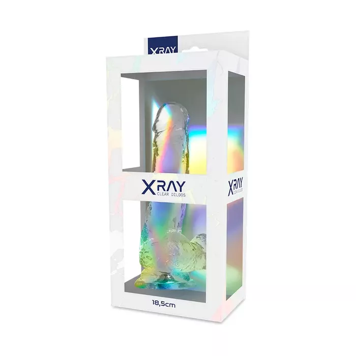 Страпон X Ray XRAY с прозрачным фаллосом 18,5 см Photo 10